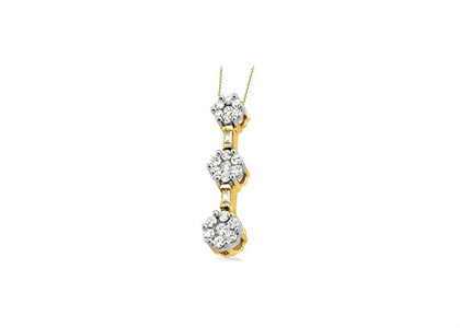 Gold Plated | CZ Studded Pendants